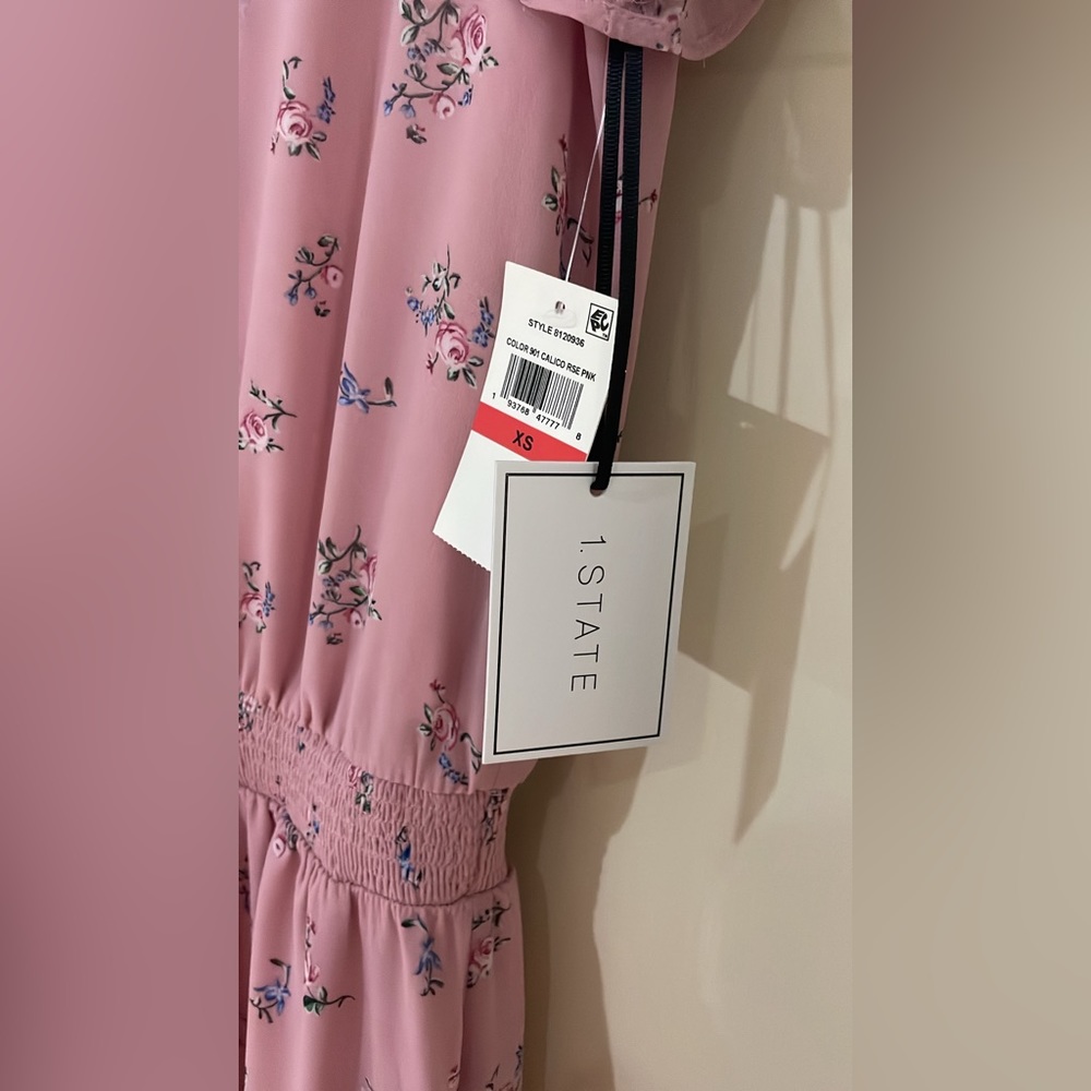 1. State Split Neck High Low Dress, size XS, NWT - Picture 5 of 5